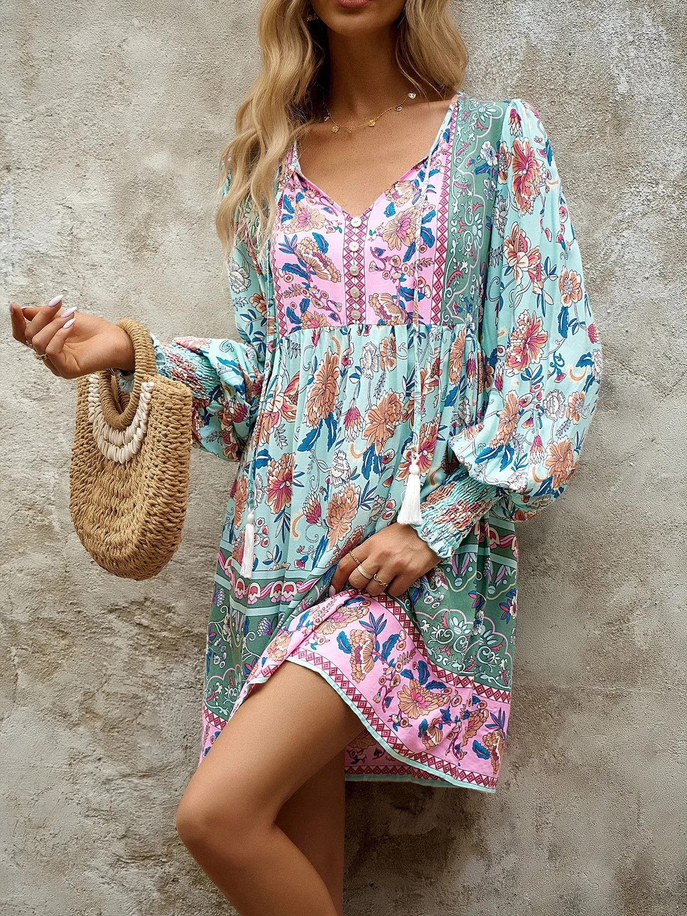 2024 Casual Bohemian Dress: New Fashion Boho Dress for Women