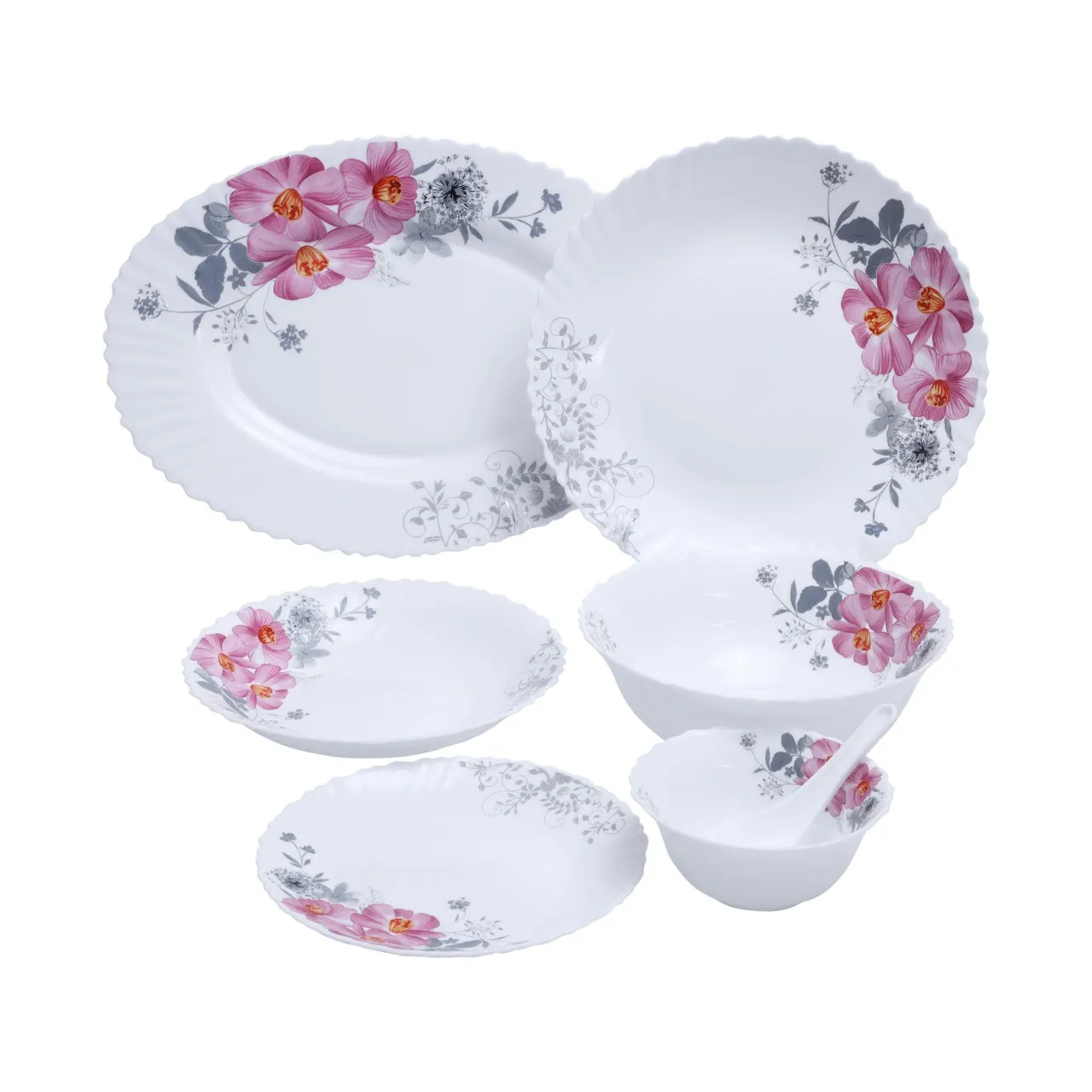 33Pcs Opalware Dinner Set RF8981 Royalford