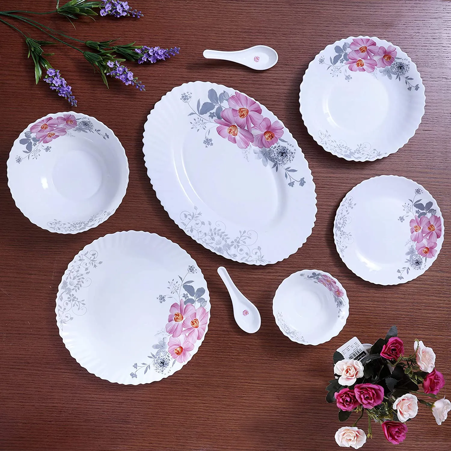 33Pcs Opalware Dinner Set RF8981 Royalford