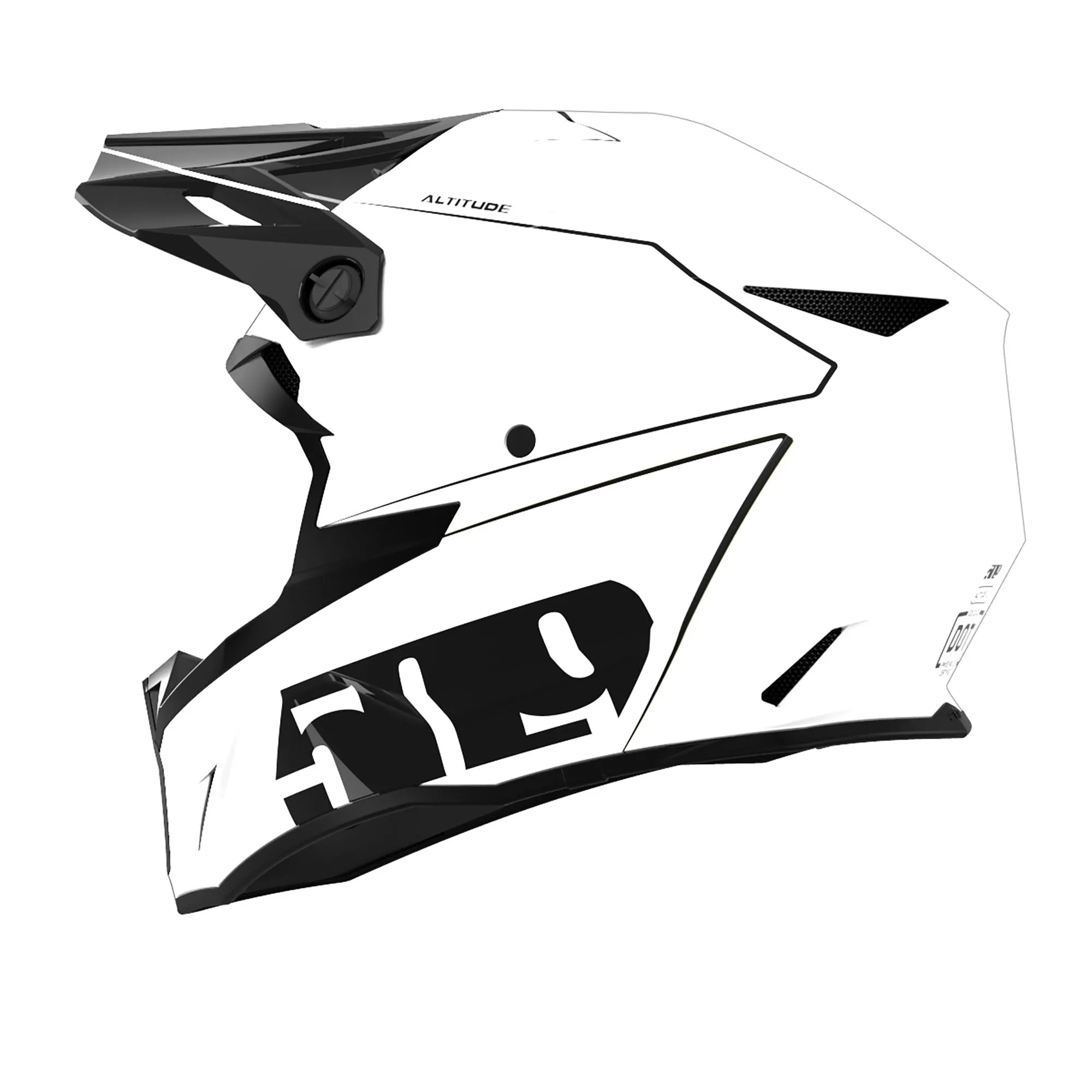 509  Altitude 2.0 Snowmobile Helmet Fidlock Lightweight Open Face Stormchaser FMVSS 218