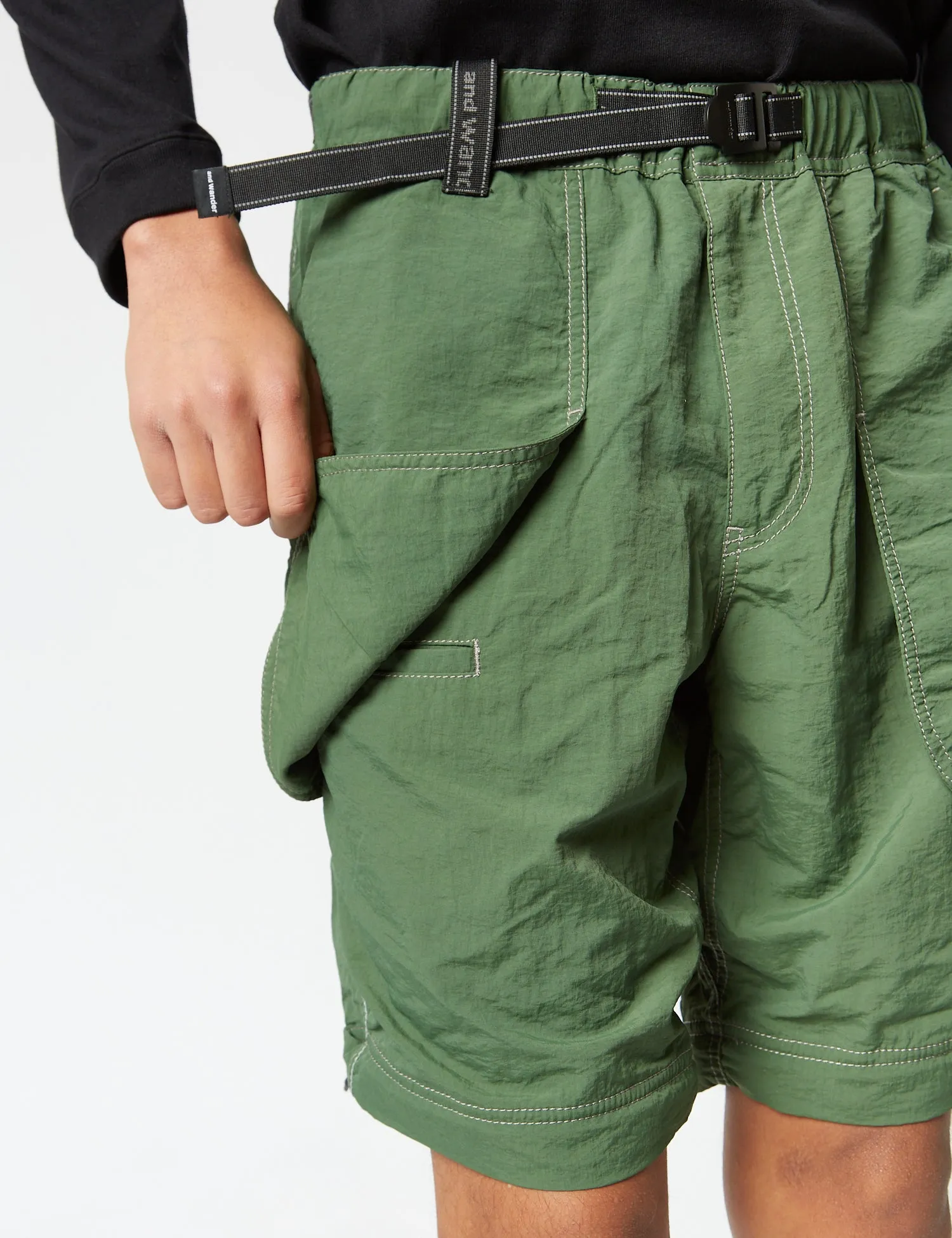 And Wander NY Hiker 2way Pants - Dark Green