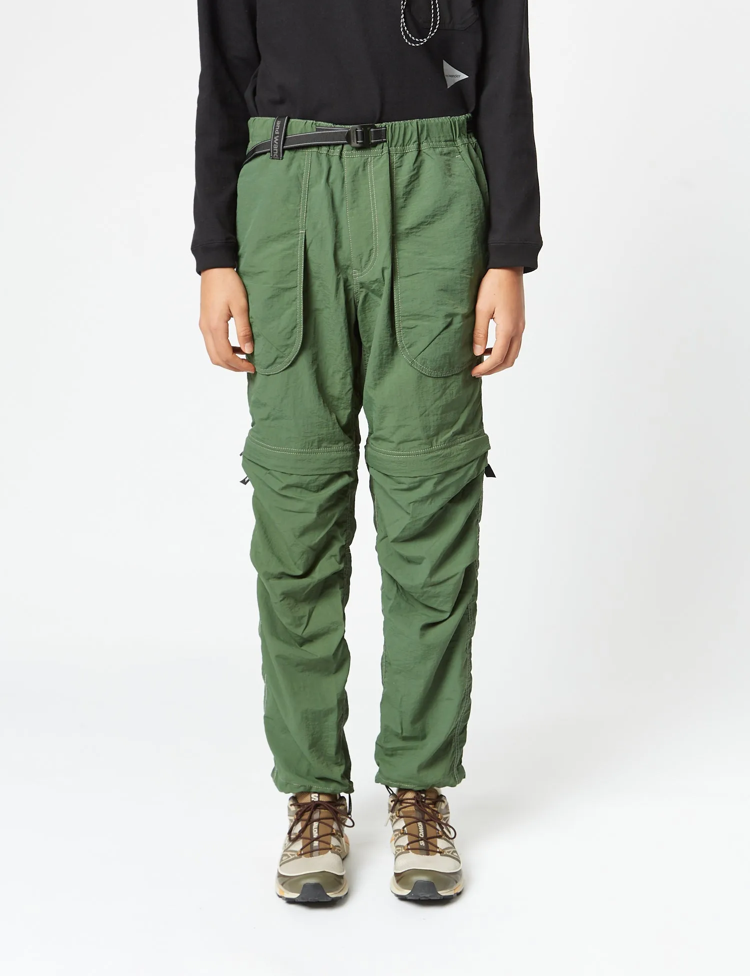 And Wander NY Hiker 2way Pants - Dark Green