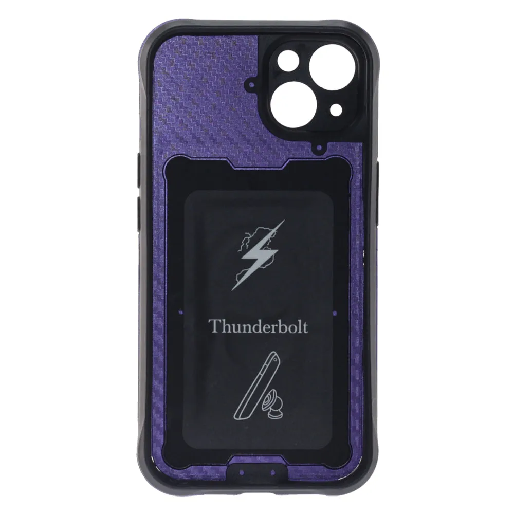 Apple iPhone 13 Case, Ring Armor Case with Lens Cover, Color Purple