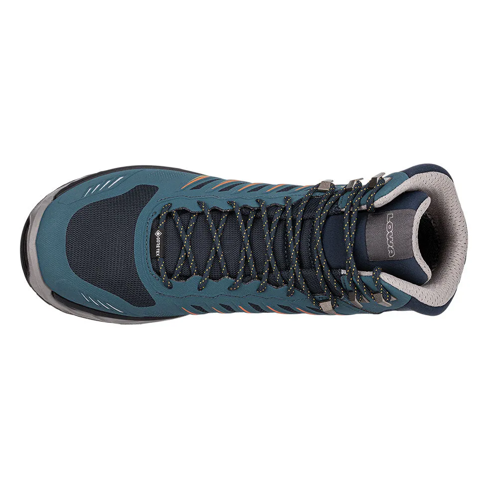 Axos GTX Mid - Steel Blue/Orange