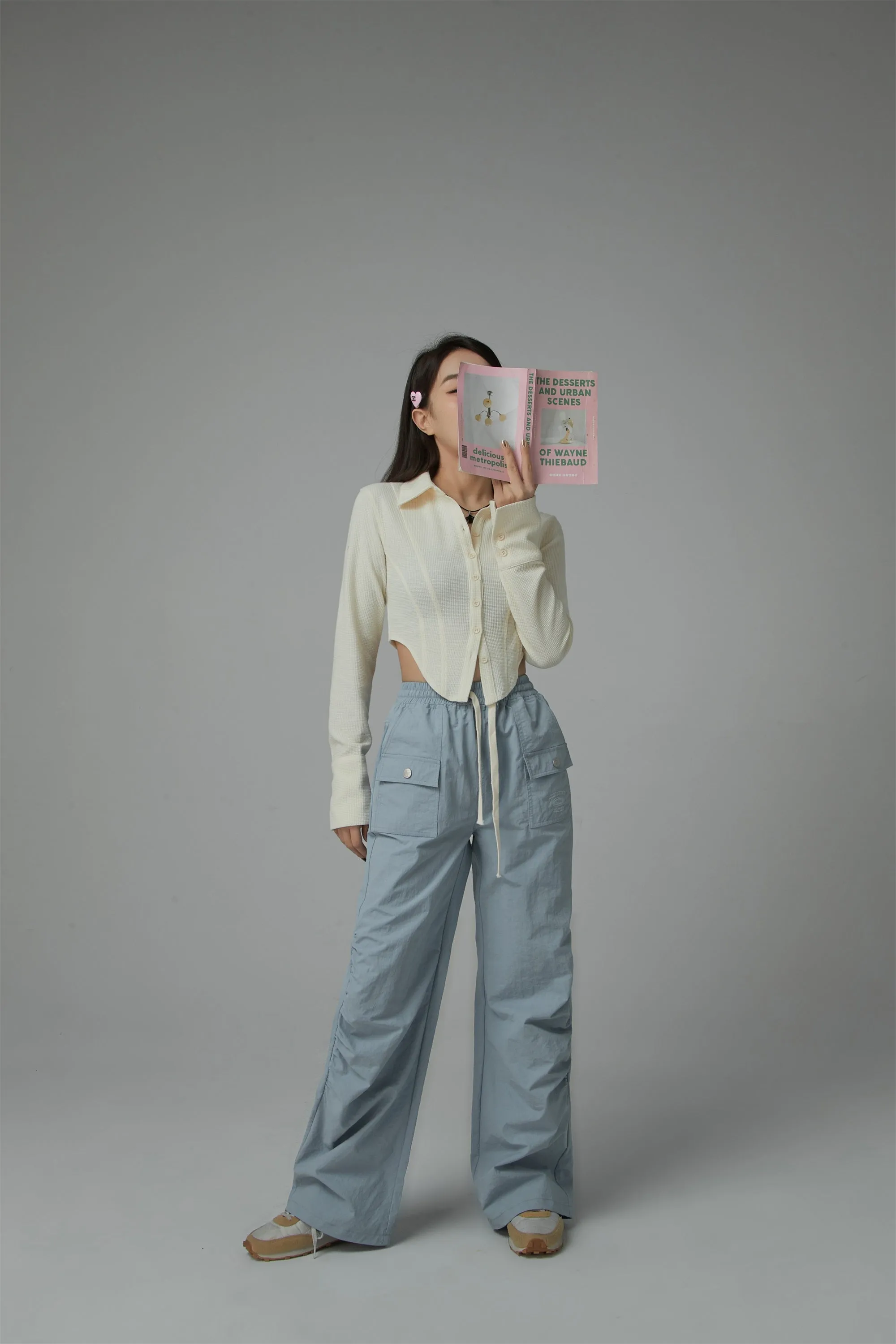 Banding Front Pocket Pants