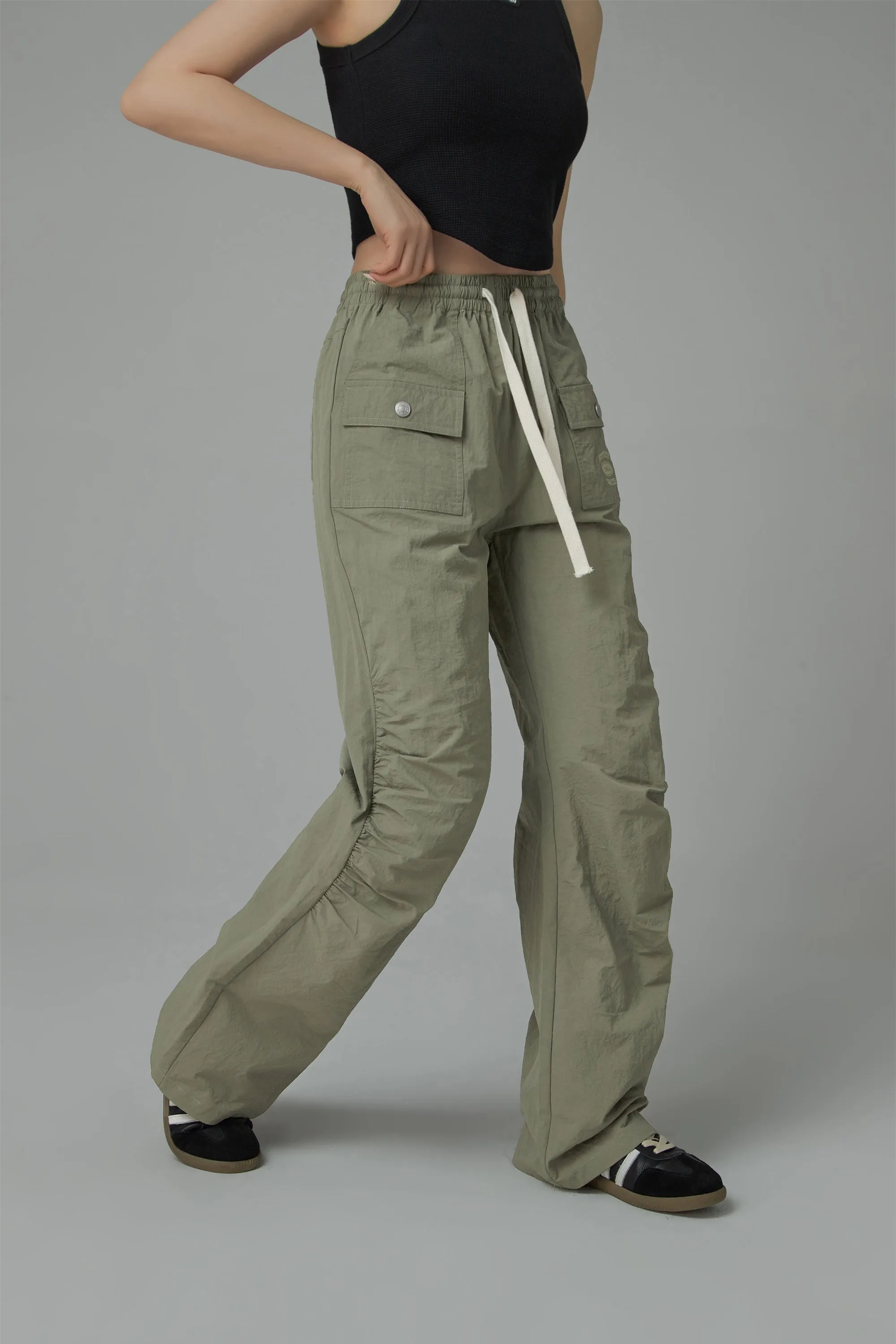 Banding Front Pocket Pants
