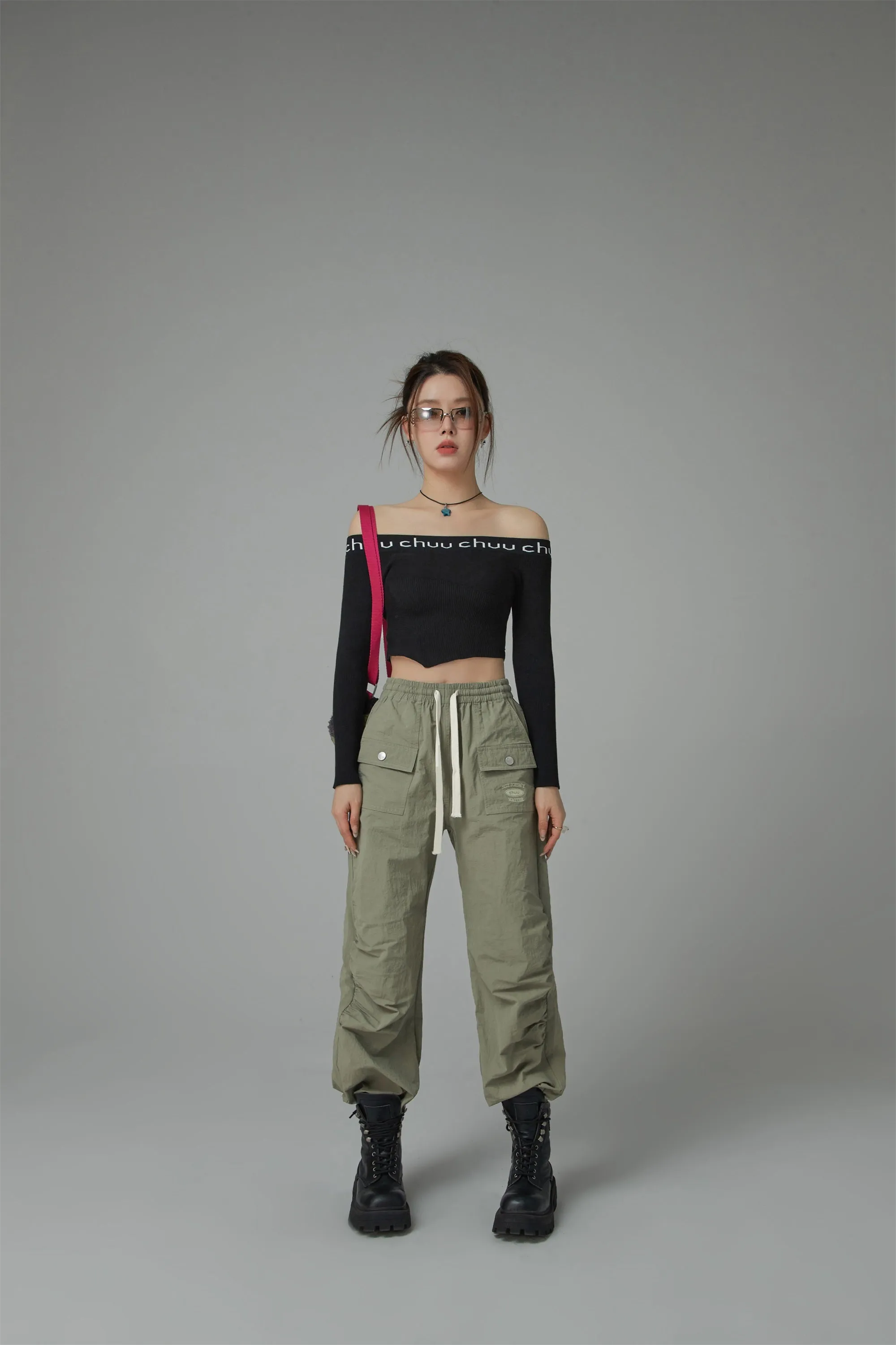 Banding Front Pocket Pants
