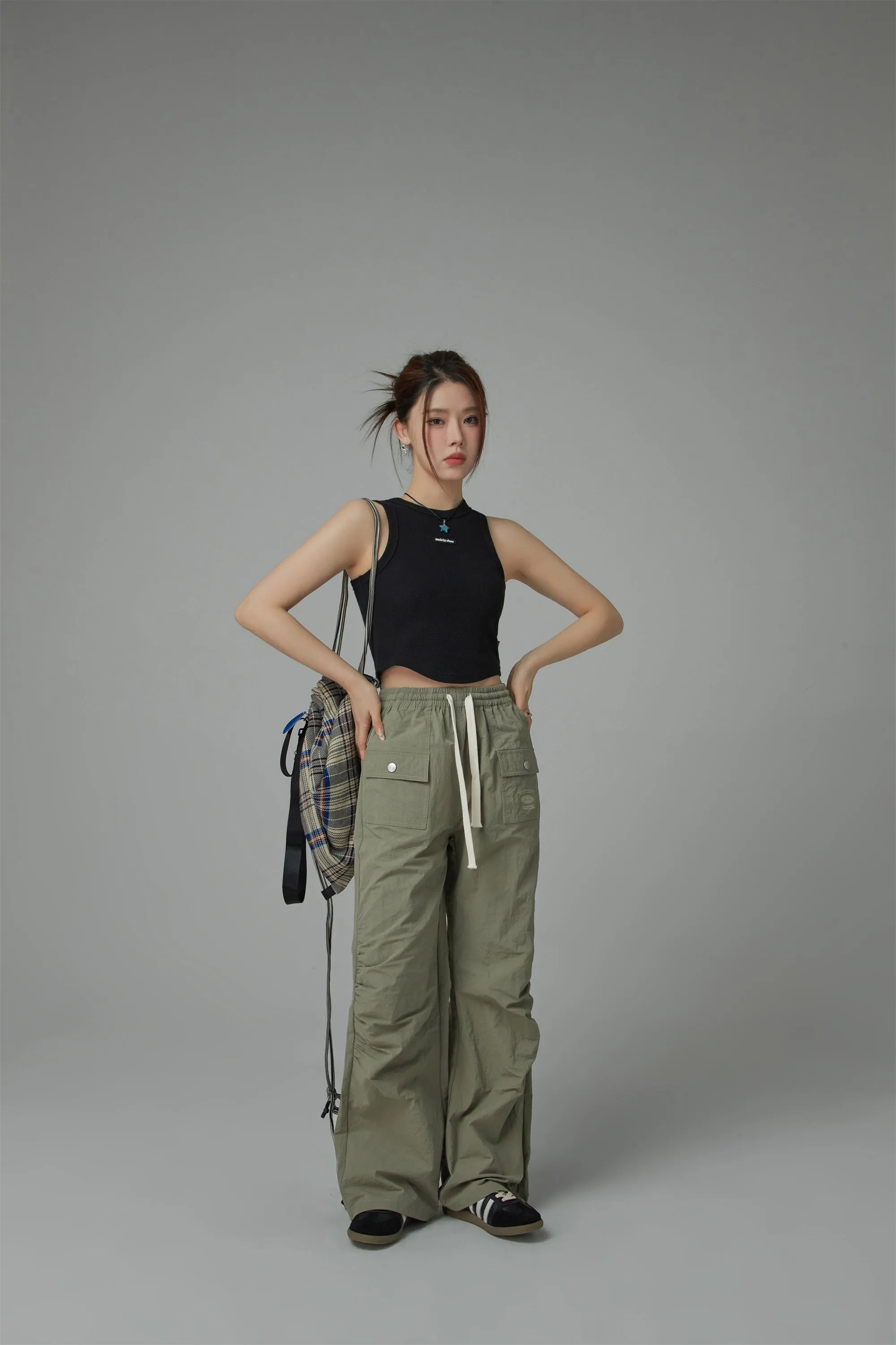 Banding Front Pocket Pants