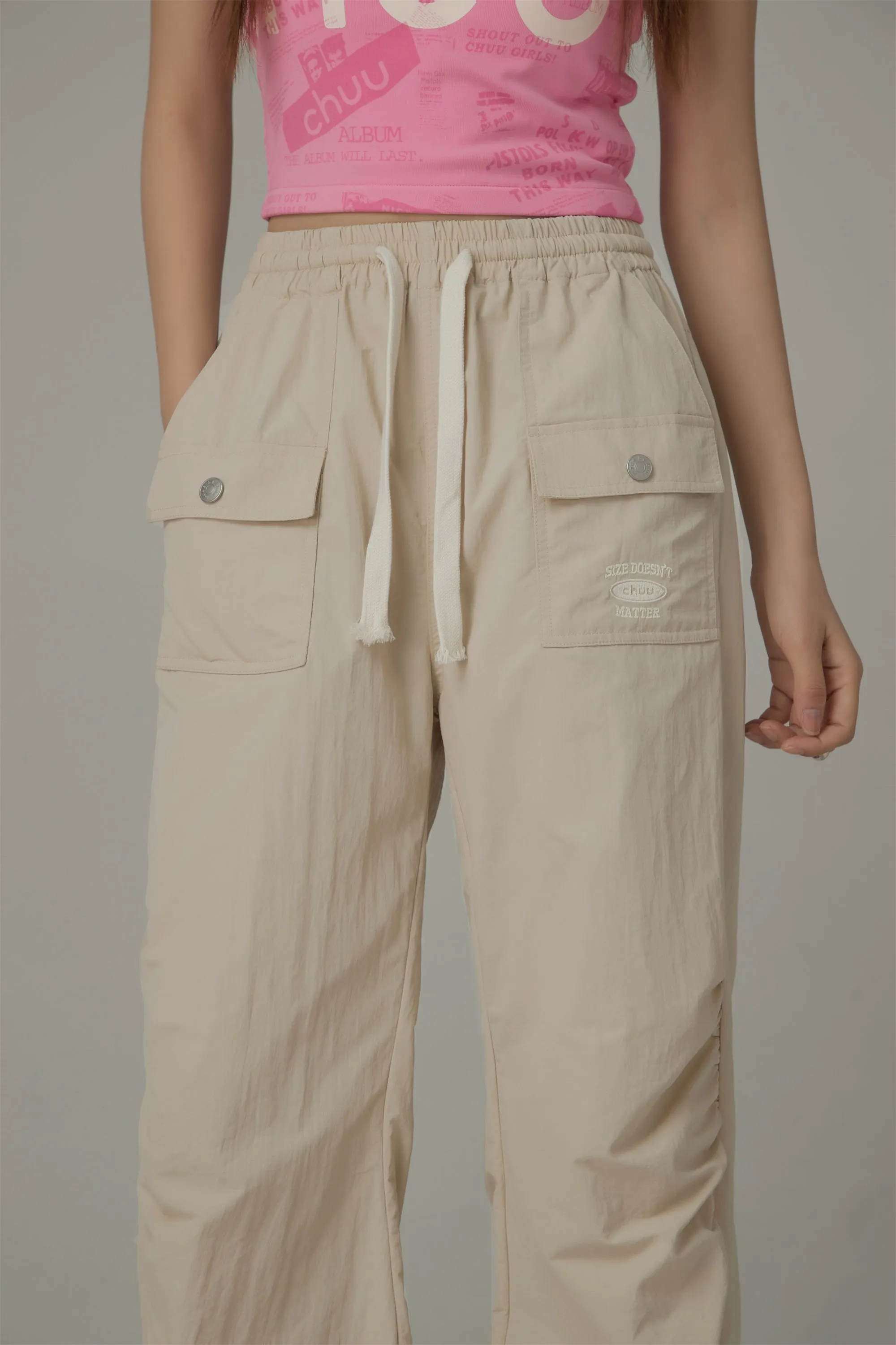 Banding Front Pocket Pants