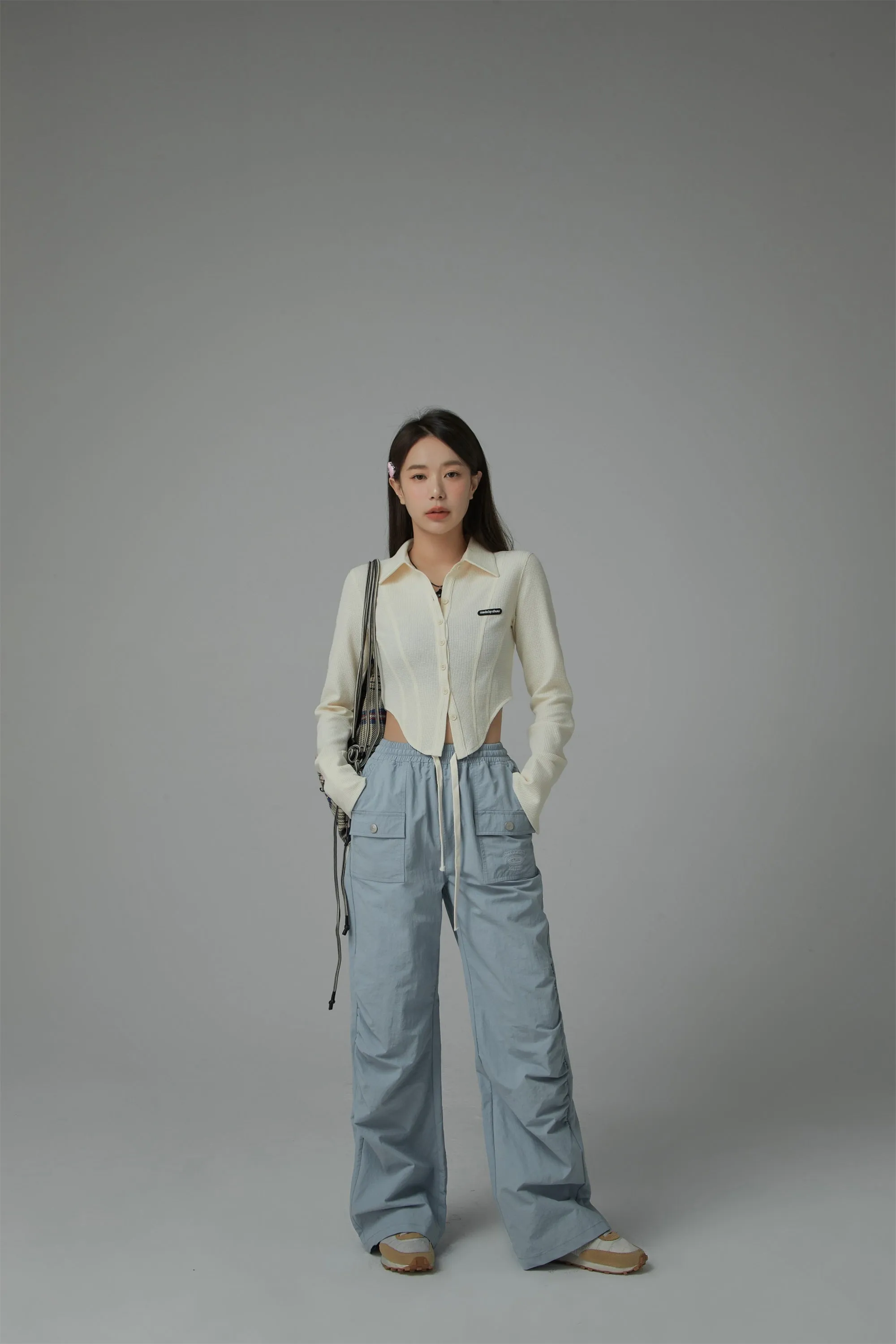 Banding Front Pocket Pants