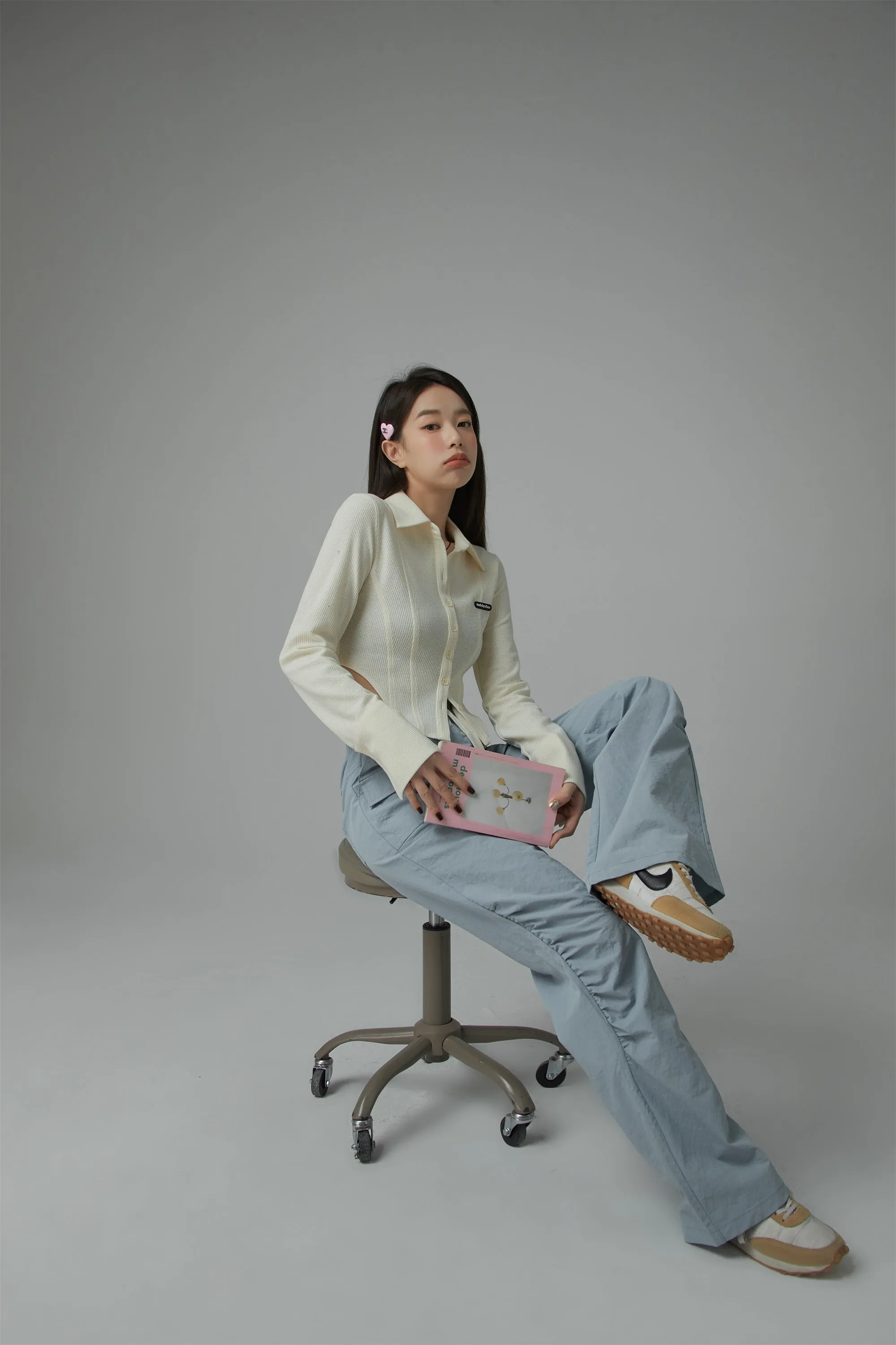 Banding Front Pocket Pants
