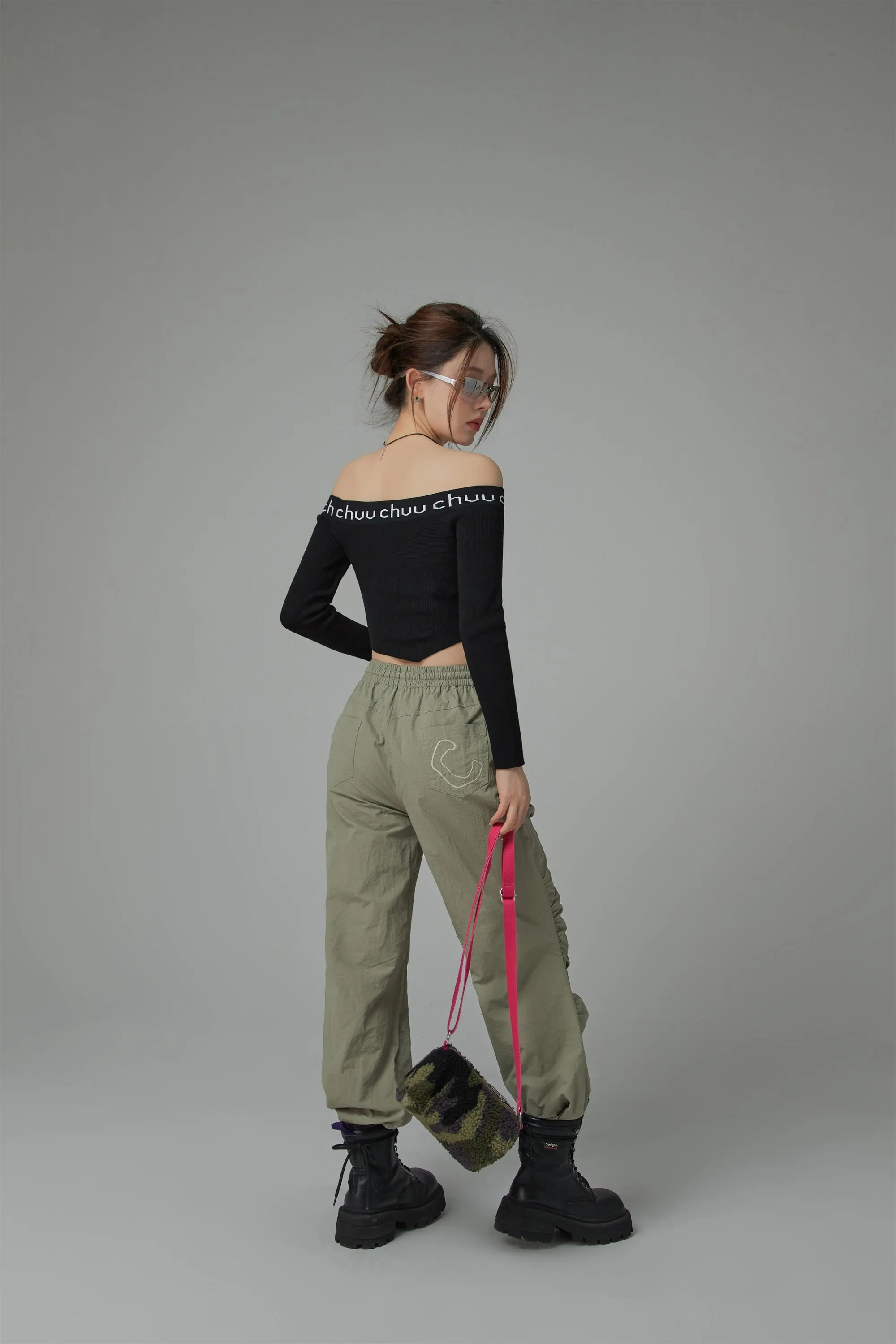 Banding Front Pocket Pants