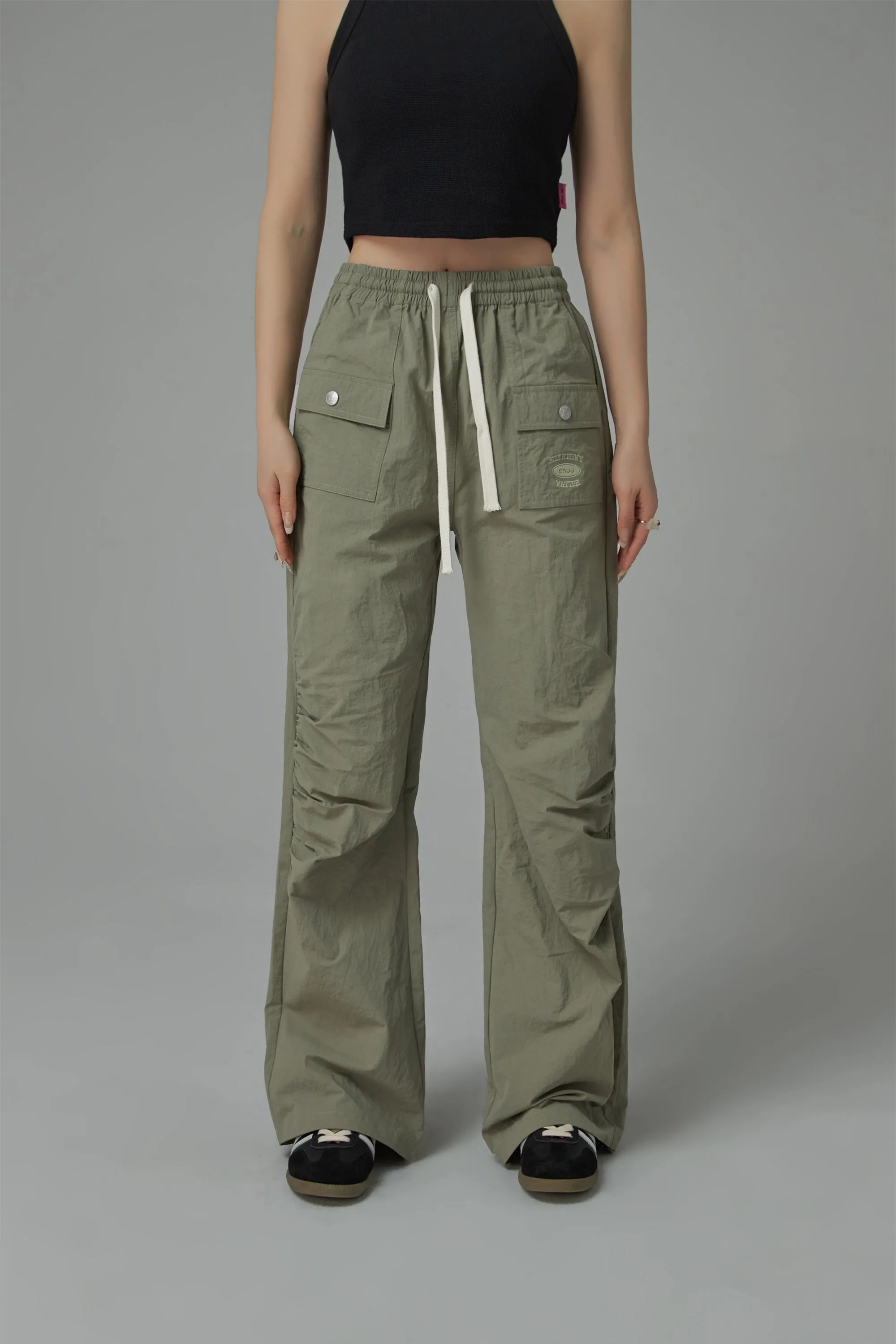 Banding Front Pocket Pants