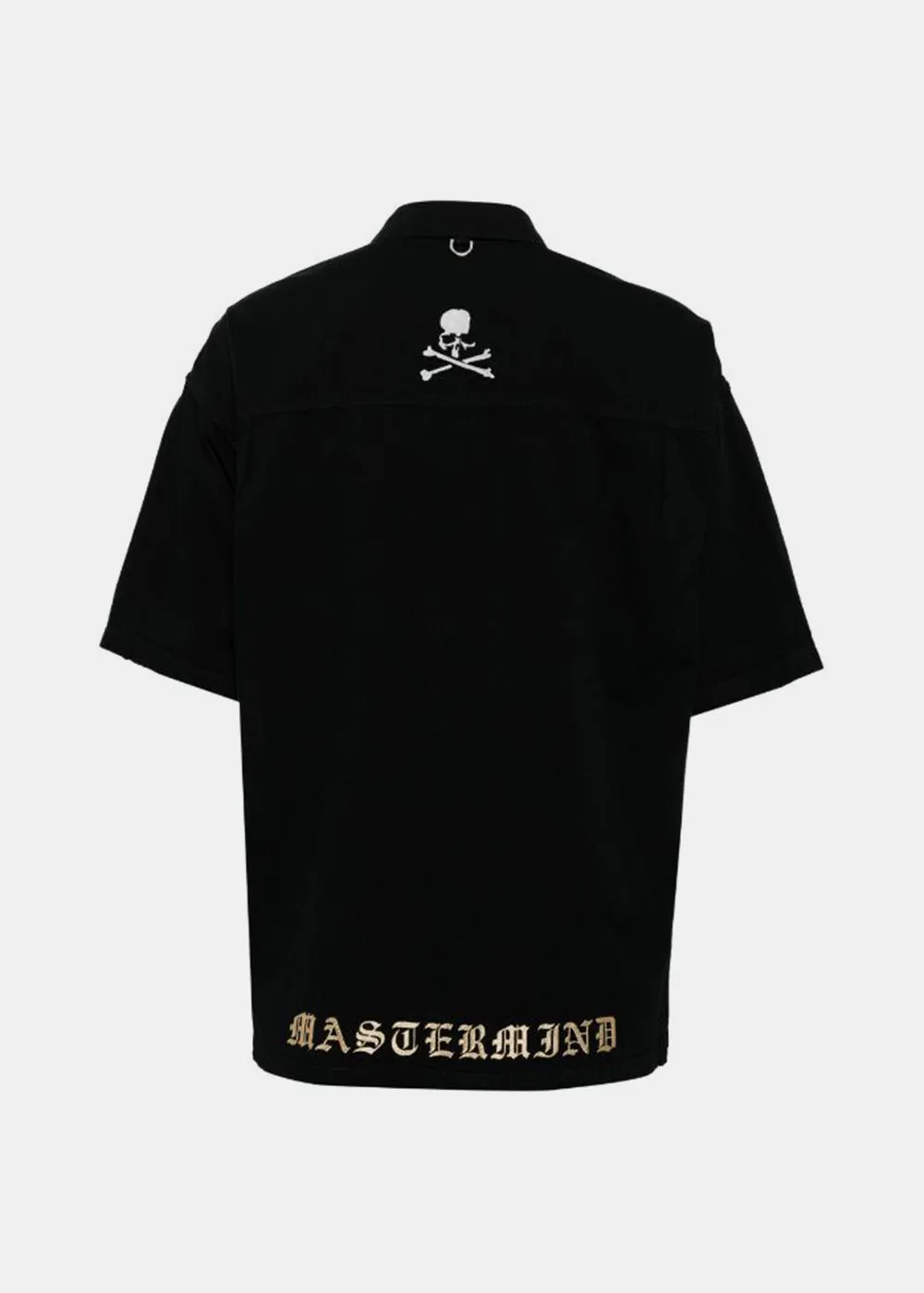 Black 1st SS Denim Shirt