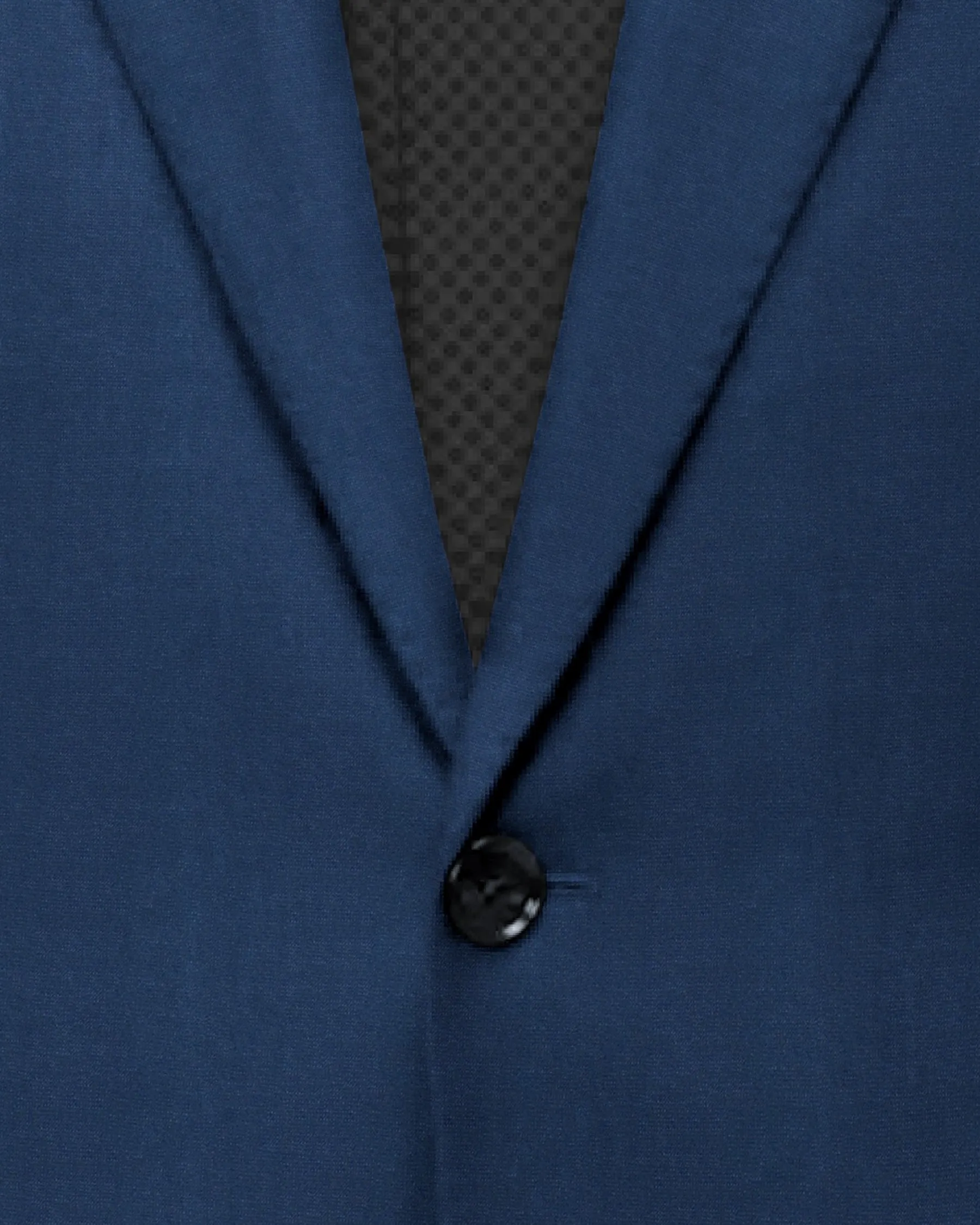 Blue Patch Subtle Sheen Pockets Performance Blazer