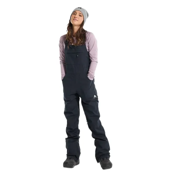 Burton 23W AVALON 2L BIB PANTS (SHORT) - TRUE BLACK