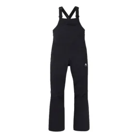 Burton 23W AVALON 2L BIB PANTS (SHORT) - TRUE BLACK
