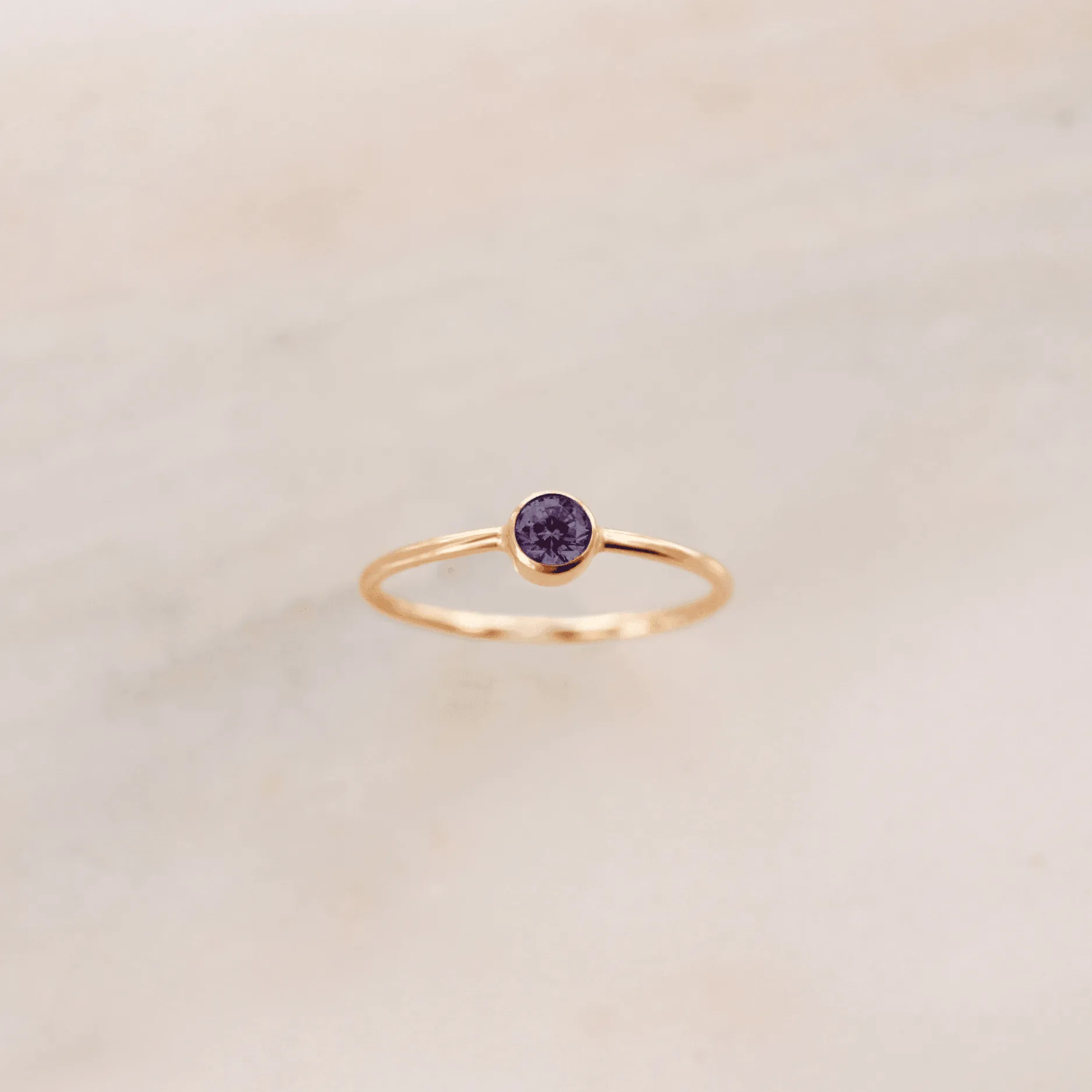 February Birthstone Ring ∙ Amethyst