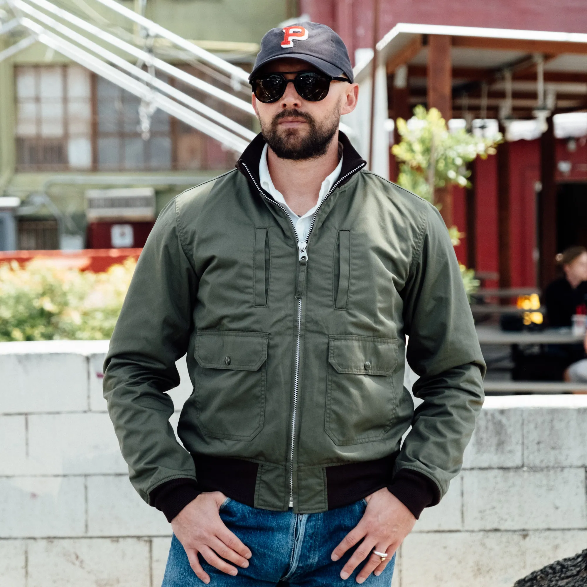 Iron Heart IHJ-130-BLK-NP Reversible Tanker Jacket Black