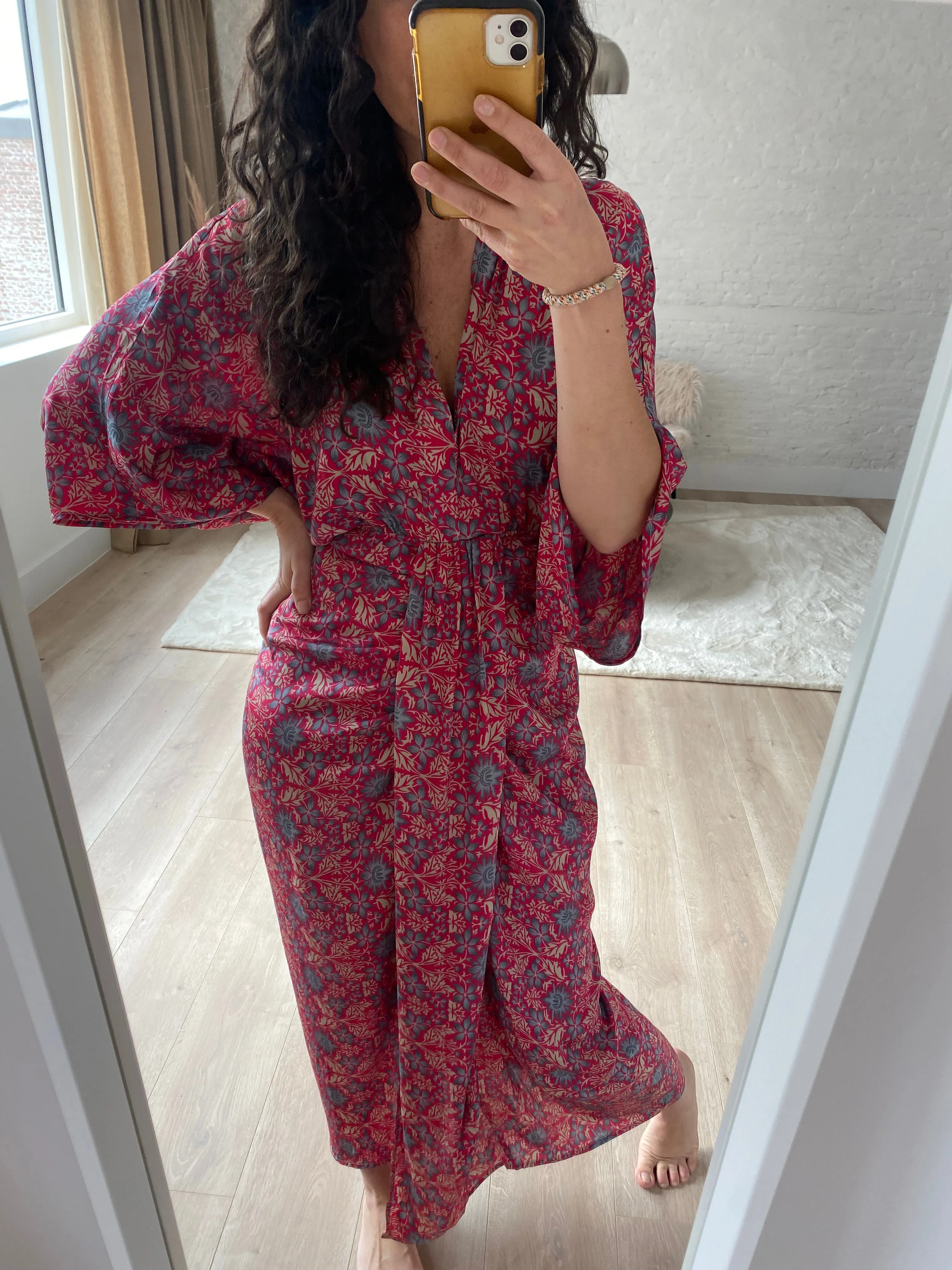 JUNO LONG DRESS - PINK - SISSEL EDELBO