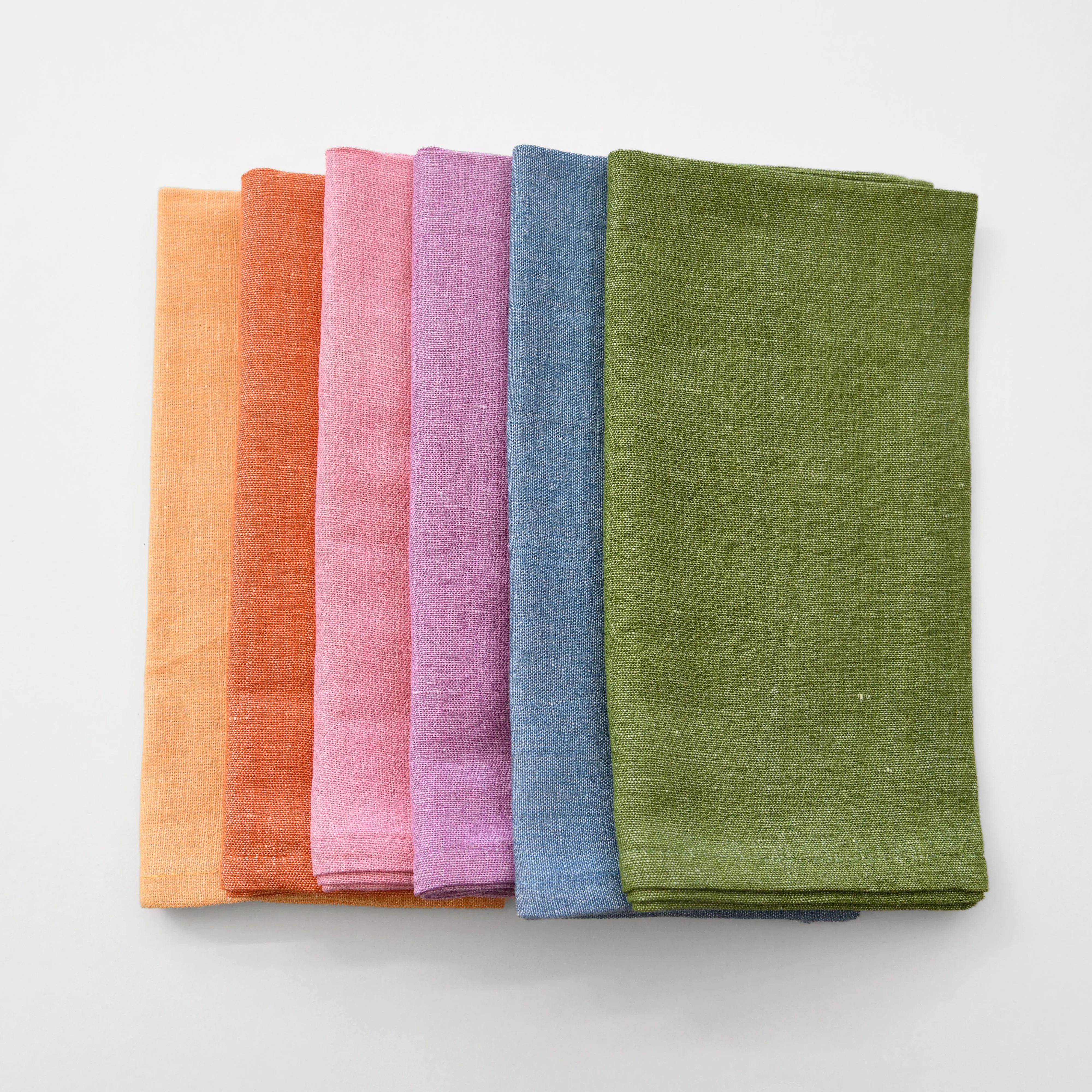 Linen / Cotton Tangerine Napkins