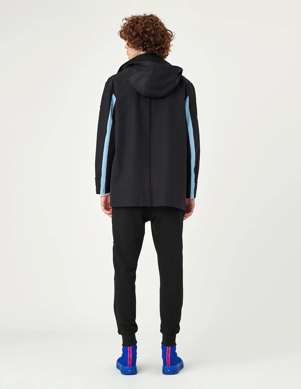 MARK FAST MEN COLOR BLOCK HOODED COAT