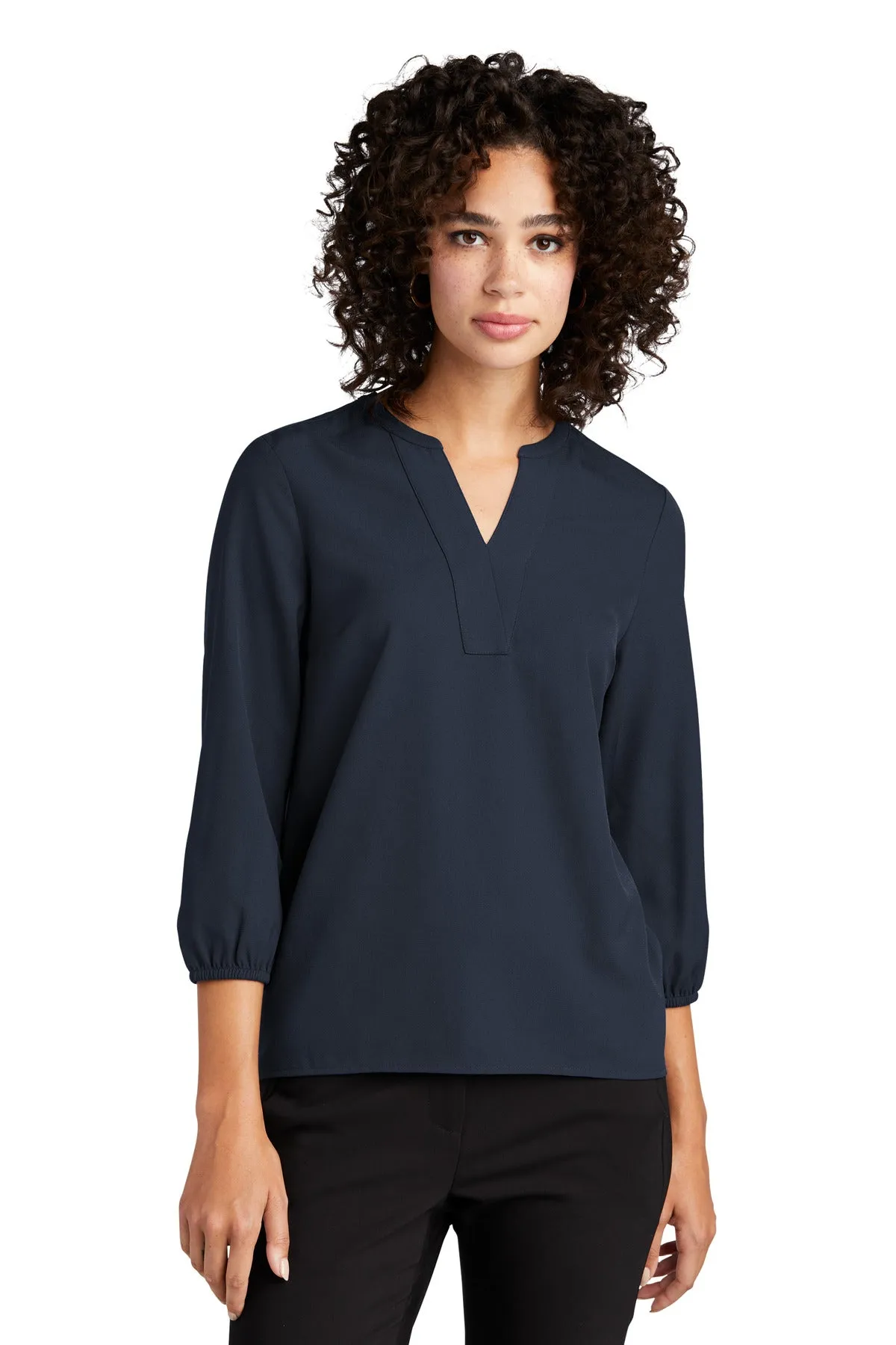 Mercer Mettle™ Women's Stretch Crepe 3/4-Sleeve Blouse MM2011