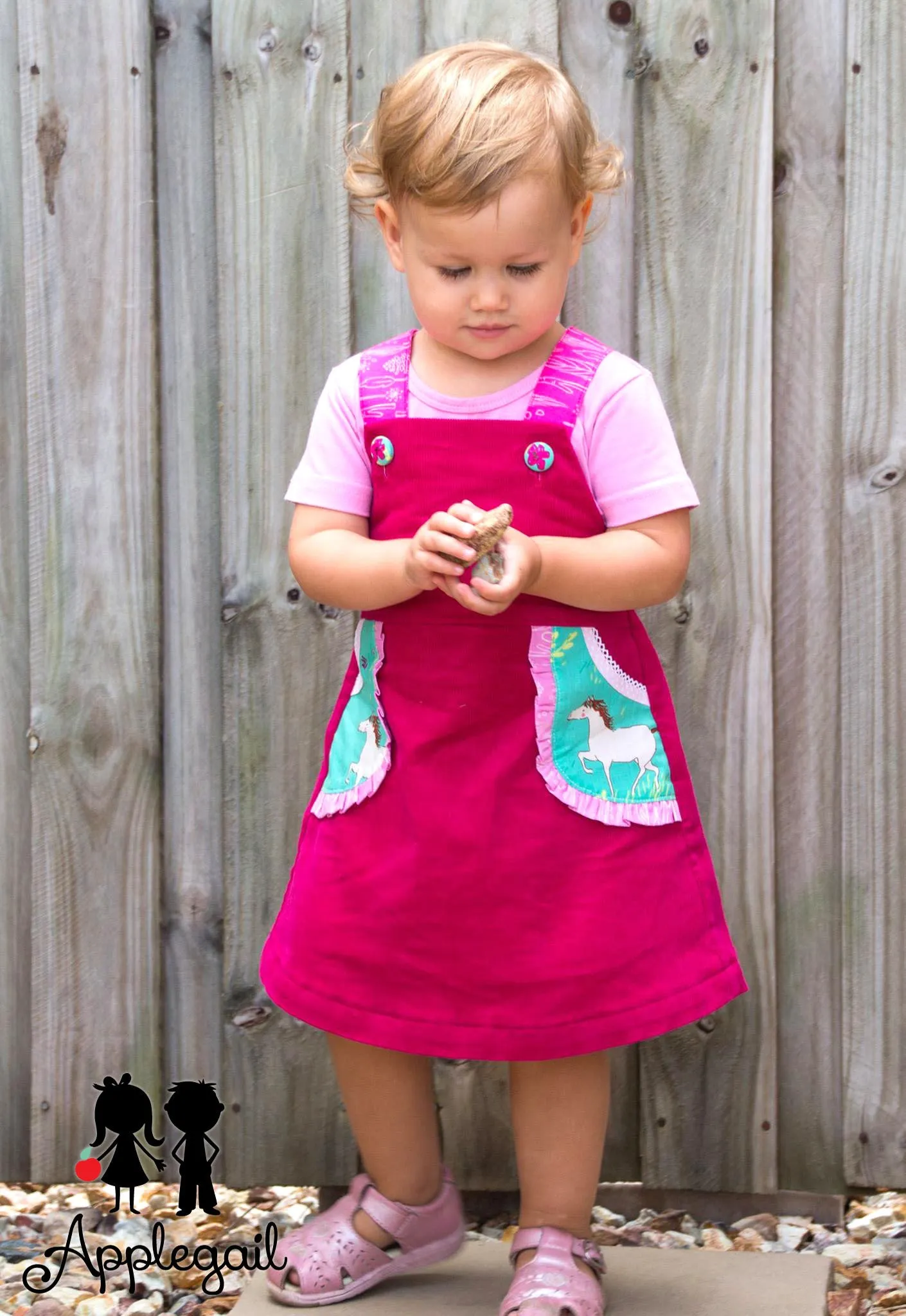 Playtime Pinny | Girls Pinafore Dress Sewing Pattern