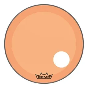 Remo 24" Powerstroke 3 Colortone Drum Head w/ Port, Orange (P3-1324-CT-OGOH)