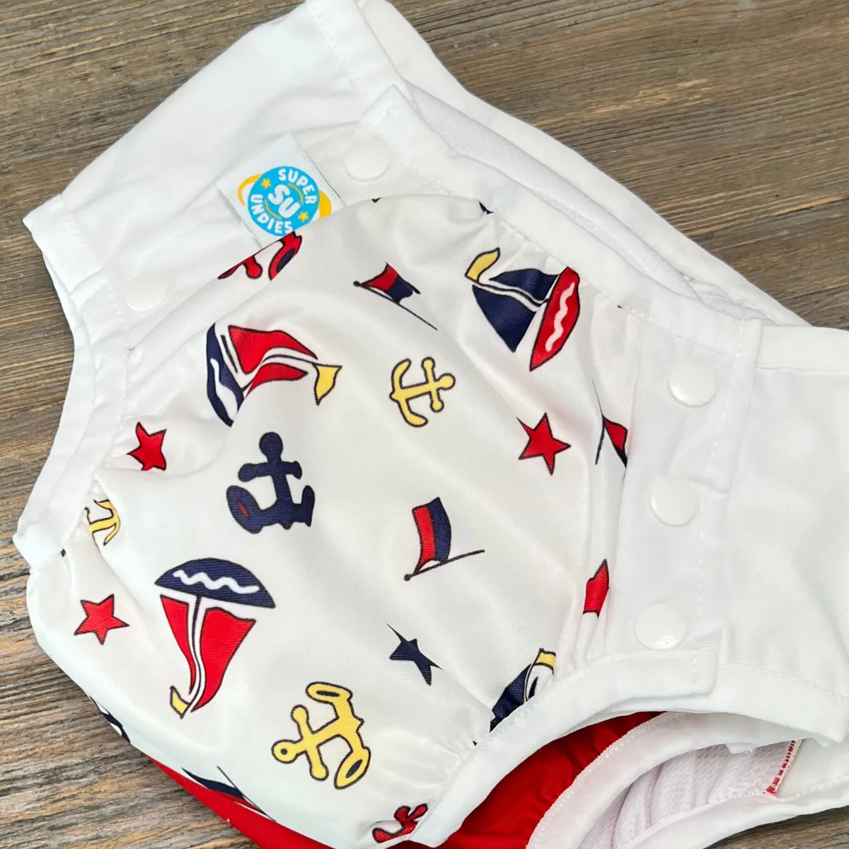 Waterproof Undies w/Snaps Size M