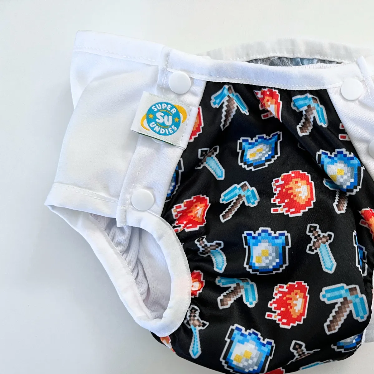 Waterproof Undies w/Snaps Size M