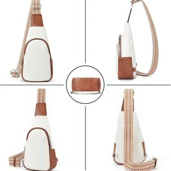 Women's Fashion European And American Style Color Matching Crossbody Bag
